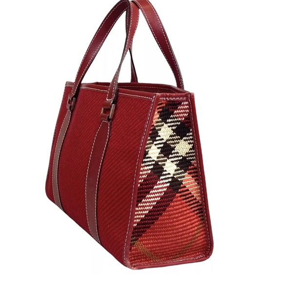 Authentic burberry Bag Handbag Tote Bag Canvas in excellent condition. - Picture 3 of 8